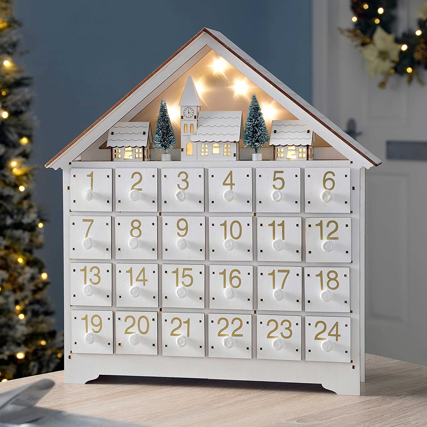 Woodland Village DIY Advent Calendar