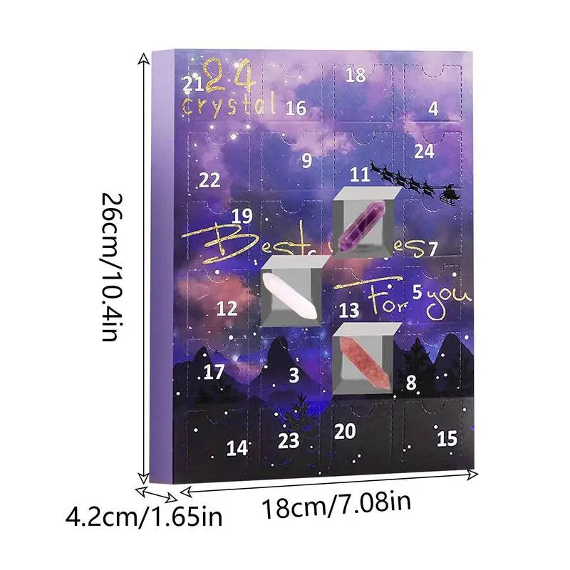 24-Day Crystal Healing Advent Calendar