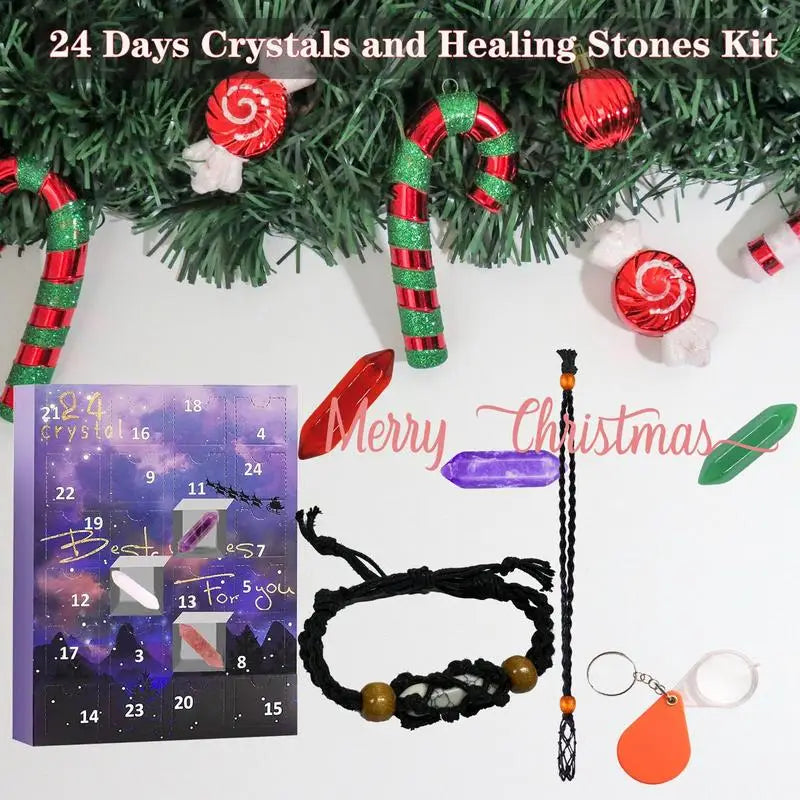 24-Day Crystal Healing Advent Calendar