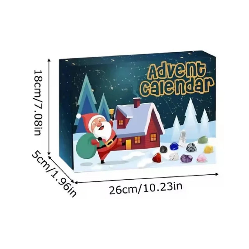 Crystal Gemstone Advent Calendar: 24 Days of Natural Treasures