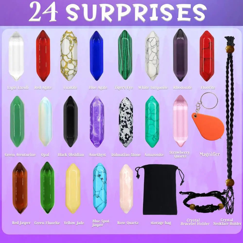 24-Day Crystal Healing Advent Calendar