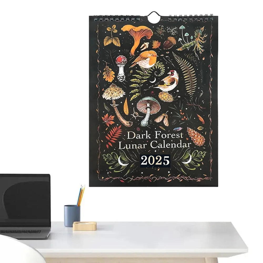 2025 Dark Forest Mushrooms & Wildlife Calendar