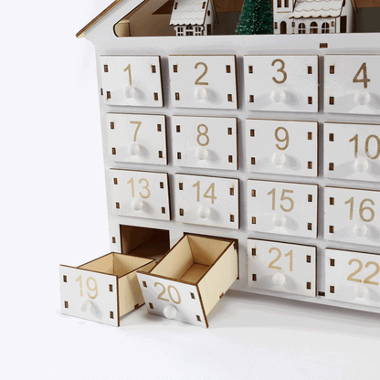 Woodland Village DIY Advent Calendar