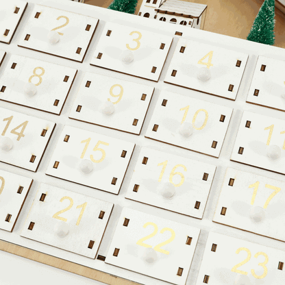 Woodland Village DIY Advent Calendar